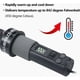 thumbnail image 5 of 450w Pistola de calor de soldadura con control de temperatura portátil 450 Herramienta Estación de retrabajo de aire caliente Herramienta de desoldar Smd con boquillas Pantalla digital LCD Electron,11 Feliz Sencillez, 5 of 5
