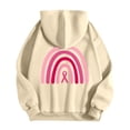 thumbnail image 6 of NinXxx Women's Winter Lined Hoodie Streetwear Sweatshirt Cold Weather Beige XXXL, 6 of 7
