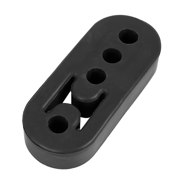 4 Agujeros 12mm Diámetro Coche Goma Escape Suspensión Aislante Buje Negro