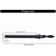 thumbnail image 5 of Bicycles Front Fork Quick Release Through Axles Lever 15 mm Bar High Strength for Mountain Bikes 230 mm, 5 of 5