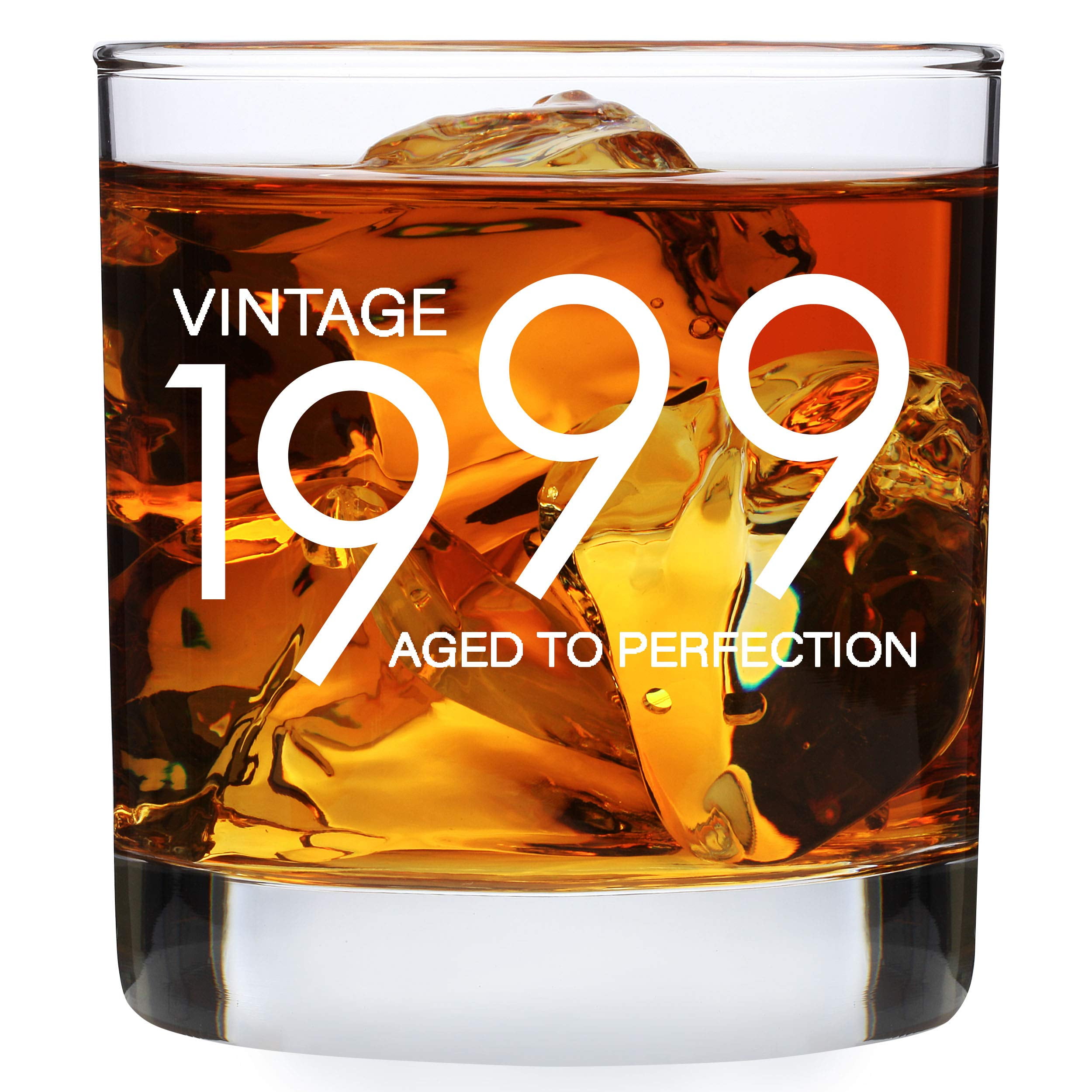 1999 21st Birthday Gifts For Men Women 11 Oz Whiskey Bourbon Lowball Glass Funny Vintage 21 Year Old Present Ideas For Him Dad Husband Walmart Com