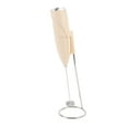 thumbnail image 1 of Compact Electric Milk Frother One Key Operating Drink Mixer Foamer Sturdy Stand Battery Powered ABS Stainless Steel Material, 1 of 7