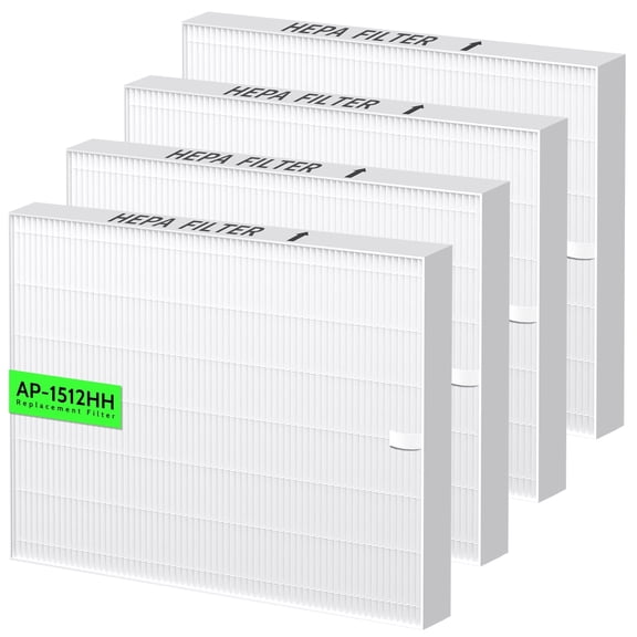 XBGG 4Pack AP-1512HH Replacement Filter for Coway Airmega AP-1512HH and 200M Airmega Air Purifier