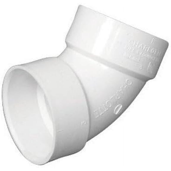 Charlotte Pipe Elbow PVC Dwv 3" 60 Deg.