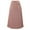 Pink, variant on TWGONE Womens Solid Pleated Elegant Midi Elastic Waist Maxi Skirt, White, L