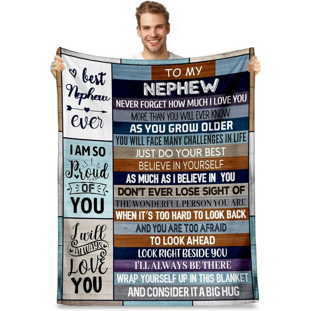 LHSHID Birthday Gifts for Dad Blanket Flannel Soft and Comfortable Anti static Bed Sofa Blanket 50x60in