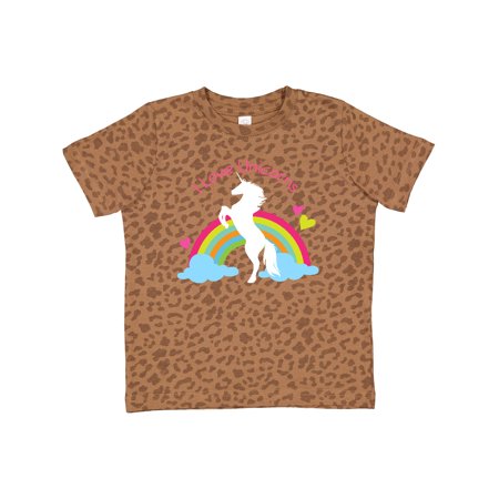 

Inktastic I Love Unicorns Rainbow Gift Toddler Boy or Toddler Girl T-Shirt
