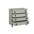thumbnail image 3 of Bennington 4-Drawer Oak Chest, Distressed Off-White, 3 of 10