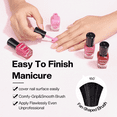 thumbnail image 2 of MOROVAN Mini Nail Polish Set, 15 Colors with Glitter, Brown, Red, Gold Shades, Liquid Fingernail Gift Set for Women, 2 of 8