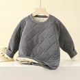 thumbnail image 3 of Cethrio Boys Thermal Tops, Casual Long Sleeve Soft Pullover Winter Undershirts Gray Size 9-10 T, 3 of 5