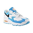 thumbnail image 2 of Nike Air Max2 Light Big Kids' Shoes White-Black-Blue Lagoon-Laser Orange cj4027-102, 2 of 6