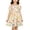 Green, variant on Summer Floral Dresses Girls Kids Puff Sleeve Cute Vacation Dress Square Neck Cotton Ruffle Sundress Pink, 5 Years