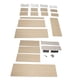 thumbnail image 1 of Mueble de TV multifuncional de madera expandible de 80 a 135 cm, mueble de TV deformable, soporte de entretenimiento para sala de estar y dormitorio, 1 of 15
