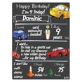 thumbnail image 2 of Cohas Car Theme Birthday Milestone Chalkboard, 15 by 20 inches, White Marker, 2 of 6