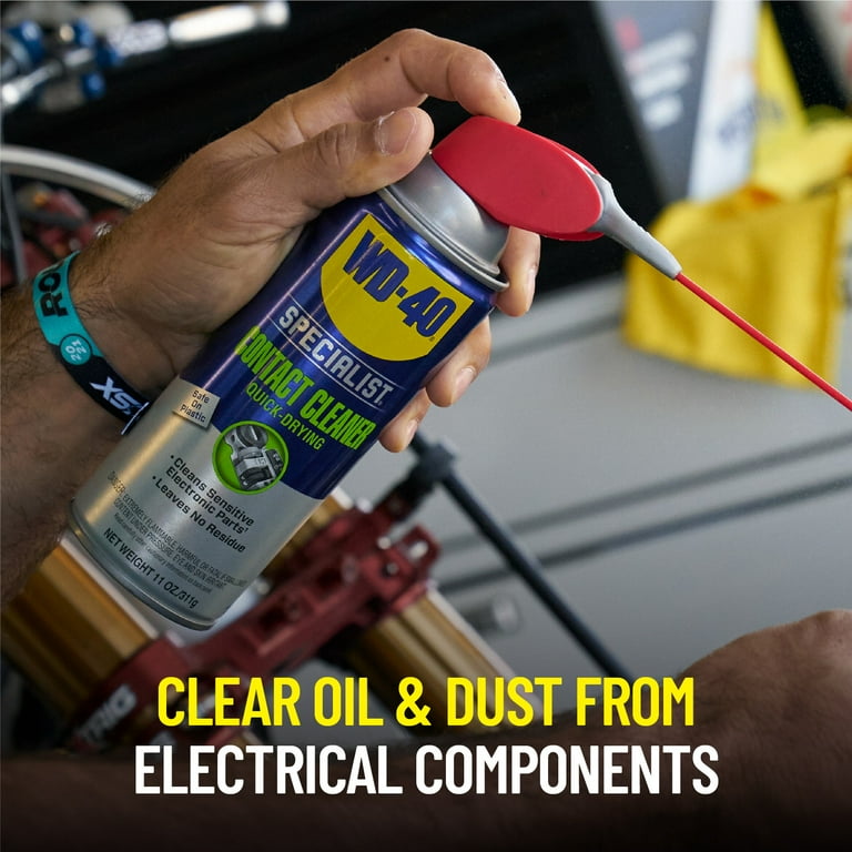 WD-40 Specialist Electrical Contact Cleaner, 11 oz, fast-drying