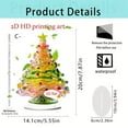thumbnail image 3 of hulanddfd Christmas Tree Ornament - Mini Colorful Tree Shaped Christmas Tree Pendant, 2D Flat Acrylic Decoration for Xmas Tree Party Decor, 3 of 3