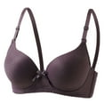 thumbnail image 2 of Purcolt Women's Push Up Bra Double Support Underwire Comfort Everyday Bras Full Coverage Non Padded T Shirt Bra, 2 of 3