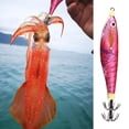 thumbnail image 5 of NIBOLOG 10cm/9.6g Fishing Lure Strong Penetration Tempting Sharp Luminous Wood Shrimp Octopus Artificial Hook for Fishing Lovers, 5 of 8