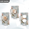 thumbnail image 7 of Yayeee Toggle Light Switch Wall Plate 1-Gang 4.5"x2.7" Home Decorative Outlet Cover, Whimsical Rose, 7 of 7