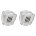 thumbnail image 4 of Fence 2Pcs Solar LED Fence Wall Light Waterproof Warm Light Transparent Mini Solar Wall Mounted Fence Lamp for Garden Yard, 4 of 7