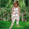 thumbnail image 5 of MIASHUI Girl's Jumpsuits Summer Long Pants Rompers Sleeveless Overalls for Kids,White,7-8 Years, 5 of 5
