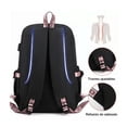 thumbnail image 5 of Mochila Kawaii Estilo Coreano Juvenil Moda Con Puerto Usb, 5 of 5