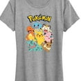 thumbnail image 3 of Pokémon - Pokémon Character Group - Women's Short Sleeve Graphic T-Shirt, 3 of 5