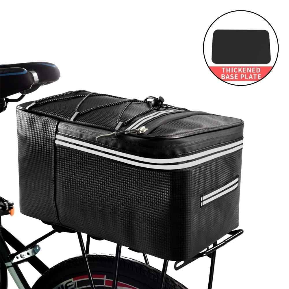 Bushwhacker Omaha Bicycle Rack Grocery Pannier Pair Cycling Basket Bike Rear Bag Holder Carrier Trunk with Storage Walmart