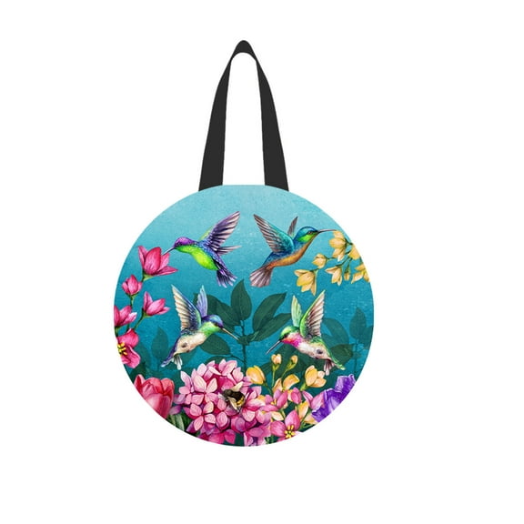 Briarwood Lane Springtime Hummingbirds Wood Door Hanger