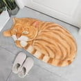 thumbnail image 5 of BCZHQQ Shower,Tub,Bath Mat,Bathroom Rug,Non-Slip,Absorbent,Soft Mat for Bathroom,Adorable Design Cat-Picture Bath Mat Door Mat Dry Carpet,18"x9",Summer Clearance, 5 of 7
