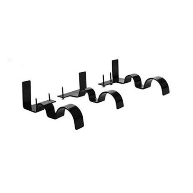 MERSARIPHY Hang Double Center Support Curtain Rod Bracket