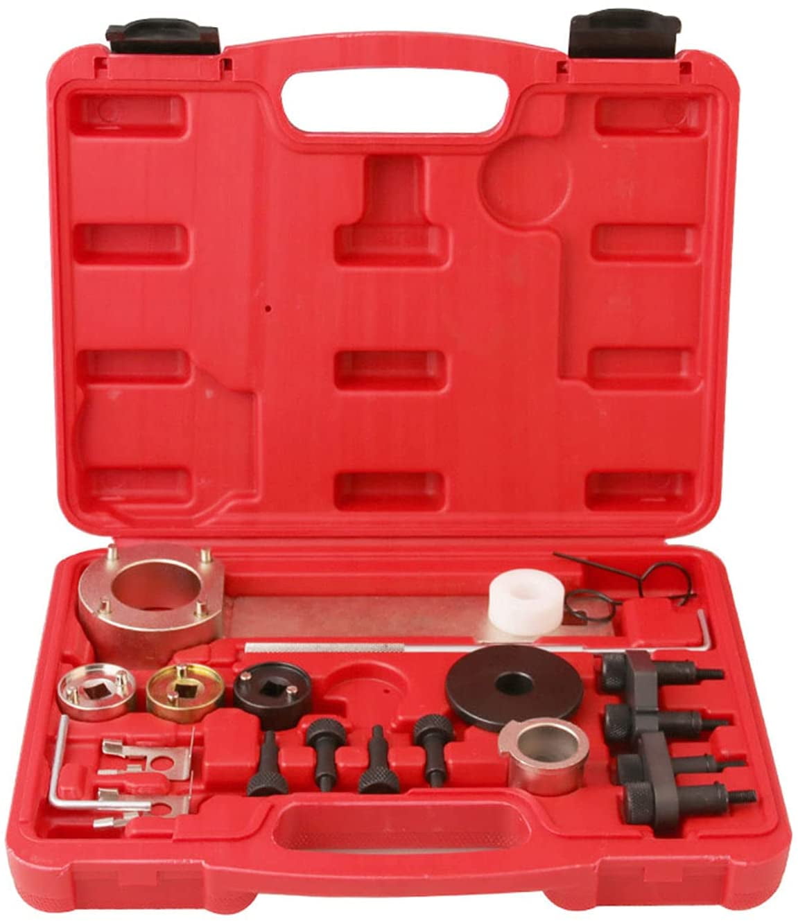 COKCOL Engine Crankshaft Timing Locking Tool Kit with T10355 Crankshaft Holding Wrench Compatible with VW/Audi Skoda VAG 1.8 2.0 TSI TFSI EA888 SF0233 Engine T10352 T10354 T10368 T40196 T40271 