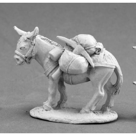 - Reaper Miniatures Pack Donkey #03671 Dark Heaven Legends Unpainted Metal Figure