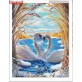 thumbnail image 2 of JIEME DIY 5D Diamond Painting Flower Full Round Mosaic Landscape Flower Diamond Embroidery Picture Rhinestone For Home Decor, 2 of 7