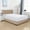 White, variant on King Fitted Sheet with Smart Storage Pockets, Extra Deep 18-21 Inch Pocket, Ultra-Soft Wrinkle-Free Microfiber, Elastic Straps - King White