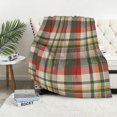 AUMIY Knee blanket plaid sofa warm winter bedspread blanket decoration