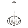 thumbnail image 2 of Elk Home 20-Inch Wide Armstrong Grove Chandelier Transitional-Espresso, 2 of 4