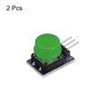 thumbnail image 3 of Táctil Interruptor Ruptura Tablero Botón Tecla Módulo 3P 3.3-5V Verde para Único-Chip Microordenador 2uds Unique Bargains relés electromecánicos, 3 of 4