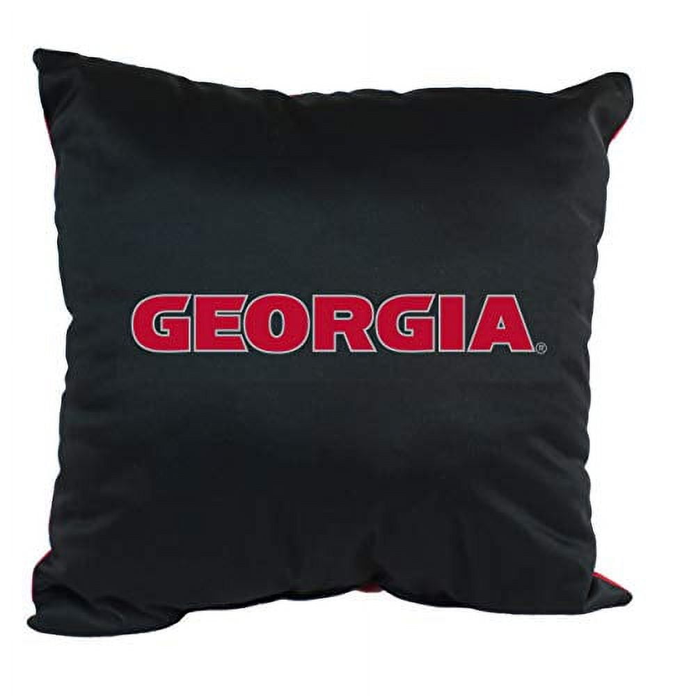 Georgia Bulldogs 16 inch Reversible Decorative Pillow