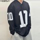 thumbnail image 4 of INCERUN Tops 2024 estilo coreano moda hombres malla transpirable impresión digital camisetas casuales masculinos cuello en V manga larga camiseta S-5XL, 4 of 5