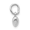 thumbnail image 2 of Collier Pendentif Cœur en Or Blanc 14k Amour Gonflé, 2 of 8