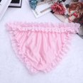 thumbnail image 5 of Bigersell High Cut Underwear Women Clearance Cotton Underwear Women High Cut Panty Style P-855 Cotton Plus Size Panties Ladies Thongs Briefs Mid Waist Women's Briefs Pink XXL, 5 of 5