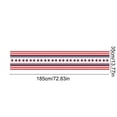 thumbnail image 3 of Patriotic Table Runner Decor for American Independence Day, Flag and Star Design Polyester Table Mat, Festive Dining Table Decoration for Holiday Parties and Family Gatherings, 3 of 6