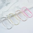 thumbnail image 5 of RUISINERY 20pieces Colored Paper Clip 50mm Large File Clip Metal Paperclips Colorful File Paper Clamp Metal Bookmarks Clip for Office, 5 of 7