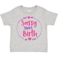 thumbnail image 3 of Inktastic Sassy Since Birth, Sassy, Sassy Girl, Arrow, Hearts Girls Toddler T-Shirt, 3 of 5