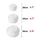 thumbnail image 4 of 18 bolas de flores de papel decorativas, papel de seda decorativo blanco, bolas de terciopelo, boda, fiesta de cumpleaños, papel decorativo ER, 4 of 5