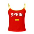 thumbnail image 4 of Women Cup Graphic Tank Top Spaghetti Strap Football Crop Tops Sleeveless Cute Baby Tee Y2k Camisole, 4 of 6