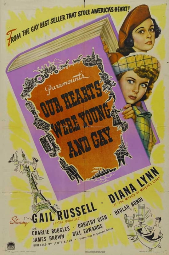 Our Hearts Were Young and Gay Movie Poster (11 x 17)