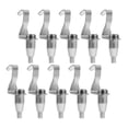 thumbnail image 3 of Luzkey 10 X Wire Rope Hangers, Picture Rail Hanging Hooks, Hardware Art Gallery Display Hooks for Basket Mirror, 1.2mm-2mm Wire Rope, 3 of 8