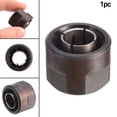 thumbnail image 1 of 13mm Metal 1/2\\\" Collet Nut Plunge Router Parts for 3612 22.5*27mm Black, 1 of 8